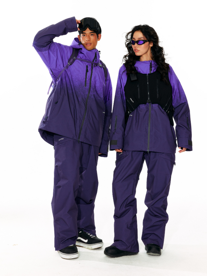 LITAN Alpine Teflon Purple Jacket - Unisex - Snowears- Jackets