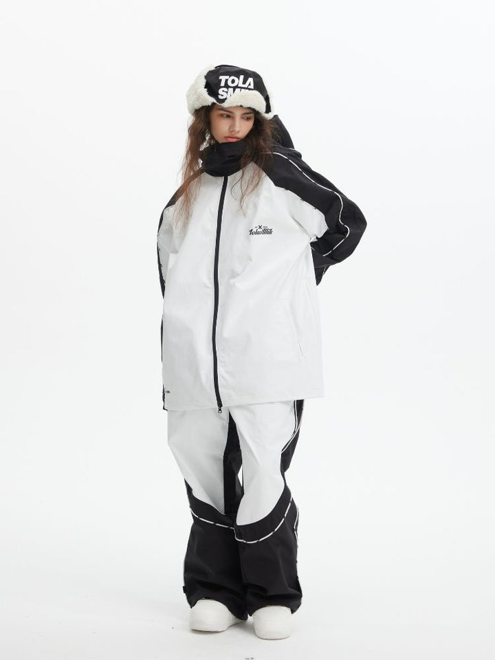 Tolasmik TK PRO+ Printed Stitching Snow Suit - Women's - Snowears- Women snow/ski suits