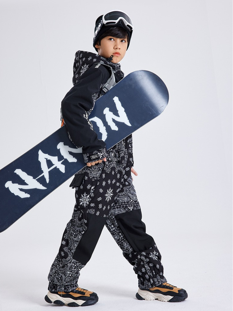NANDN Kids Little Expedition Snow One Piece - Snowears- kids one piece