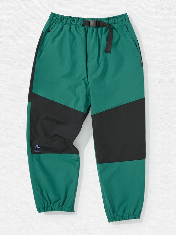NANDN Colorblock Narrow Mouth Ski Snow Pants - Snowears-snowboarding skiing jacket pants accessories