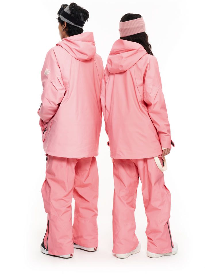 LITAN Gradient Color Mountain Snow Pants - US Only - Snowears- bib pants