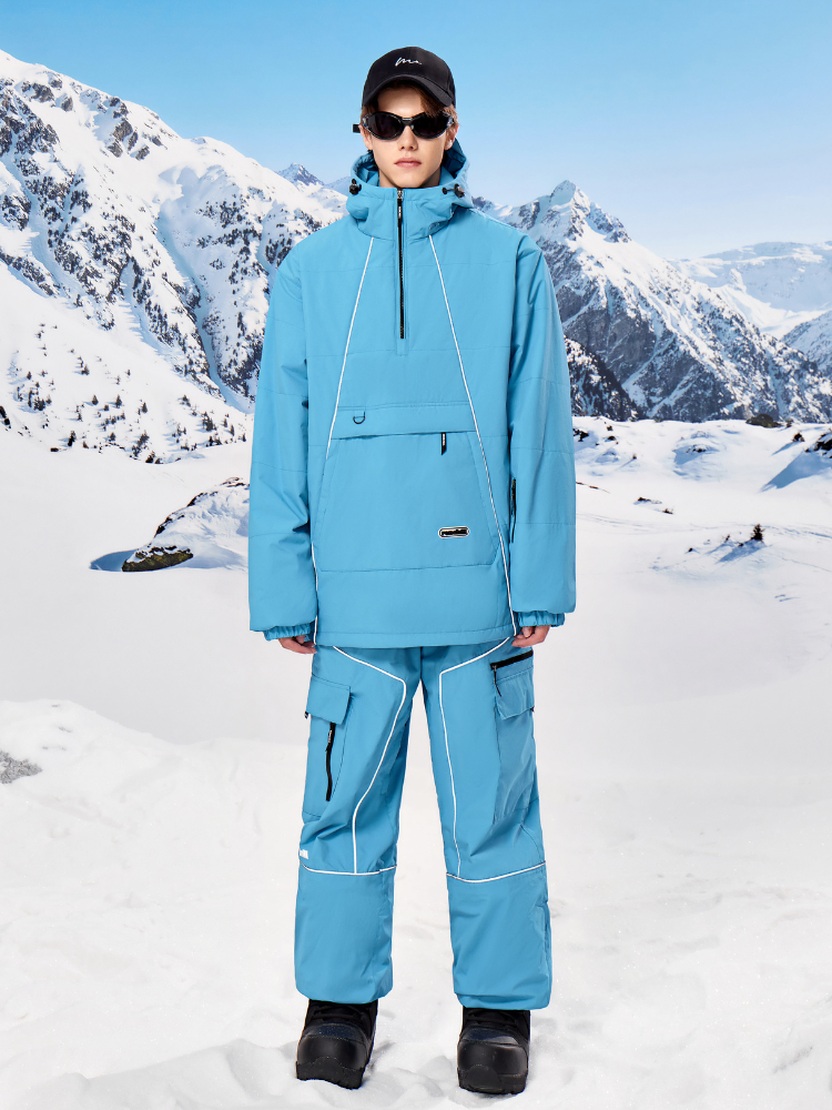 RenChill 3L Pullover Snowsuits - Unisex Blue Renchill | Snowears.com