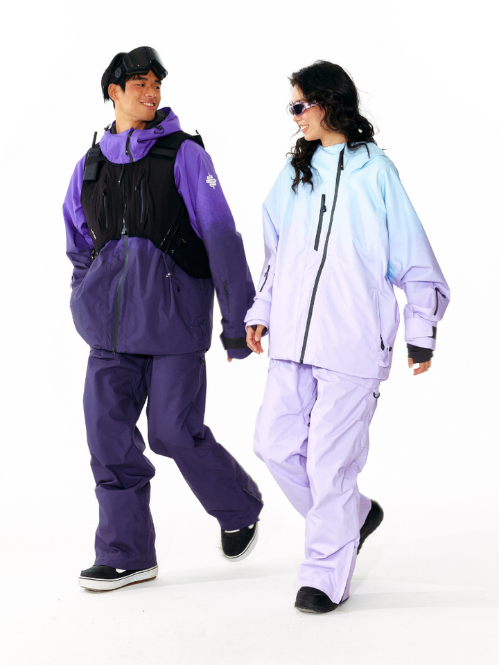 LITAN Alpine Teflon Purple Jacket - Unisex - Snowears- Jackets