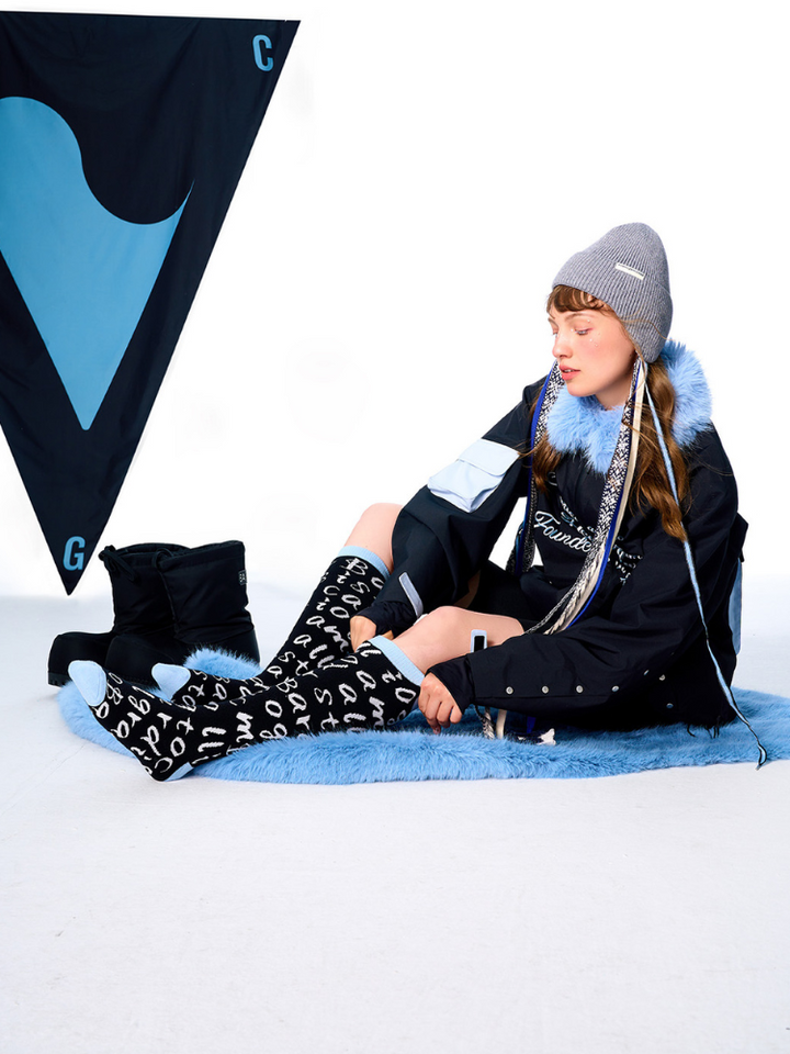 BCG Unisex Cute Patterned Ski Socks - Snowears- socks