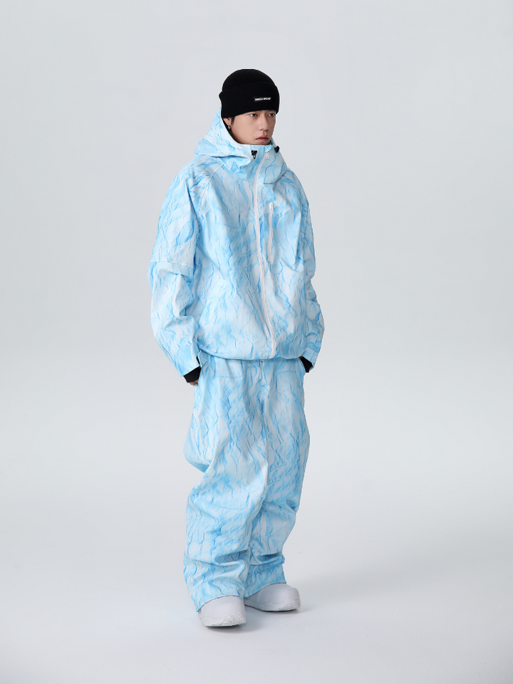 Searipe Denim Drift Baggy Snow Suit - Men's - Snowears- Suits