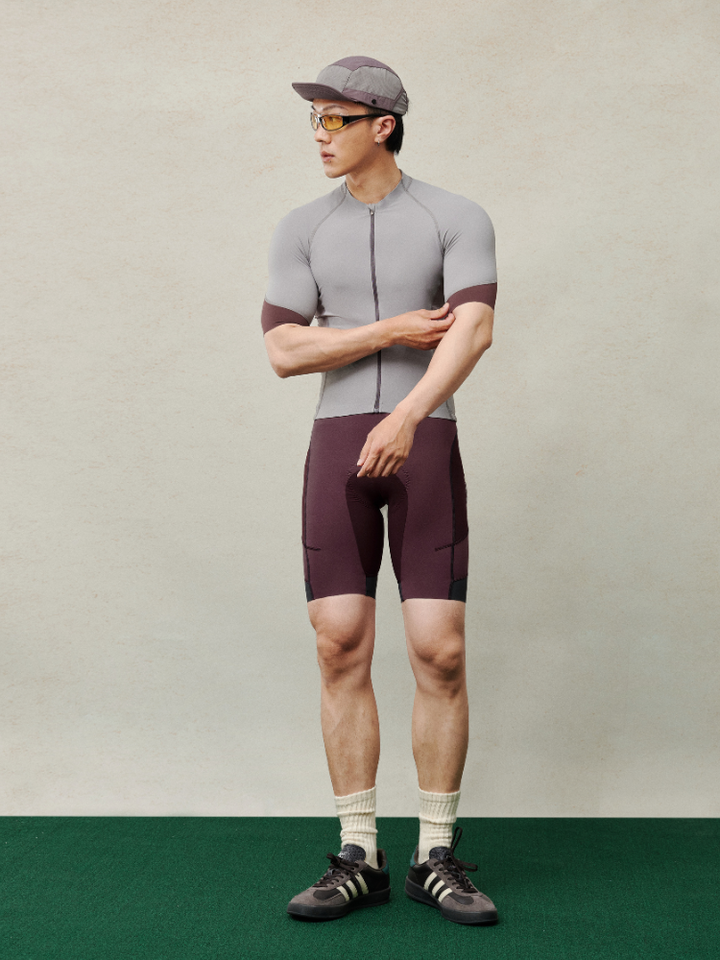 TurtleRabbit Plum Cycling Bib Shorts - Men’s - Snowears- shorts