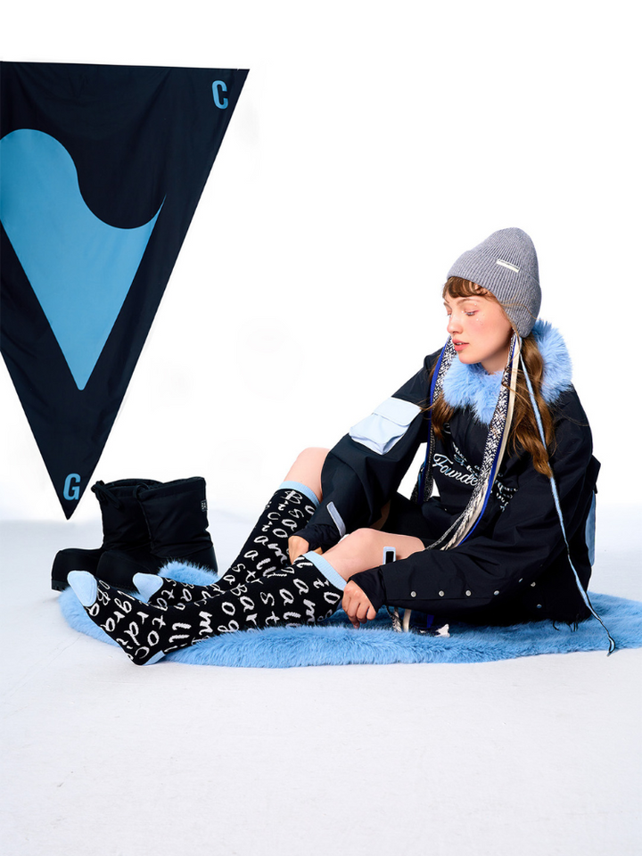 BCG Unisex Cute Patterned Ski Socks - Snowears- socks