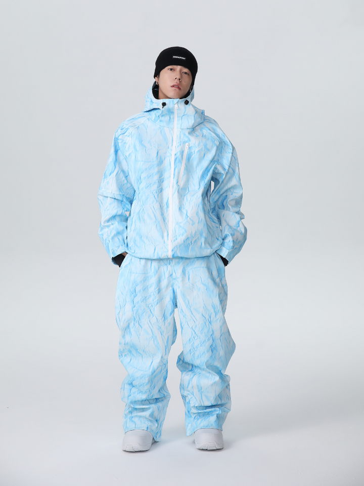 Searipe Denim Drift Baggy Snow Suit - Men's - Snowears- Suits