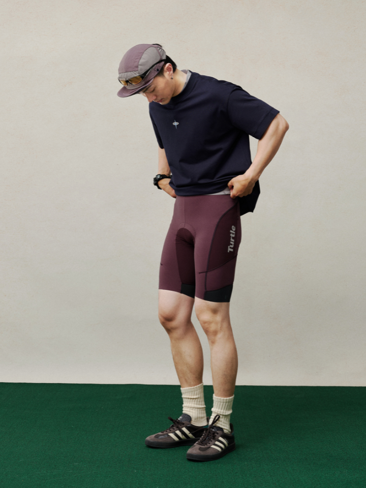 TurtleRabbit Plum Cycling Bib Shorts - Men’s - Snowears- shorts