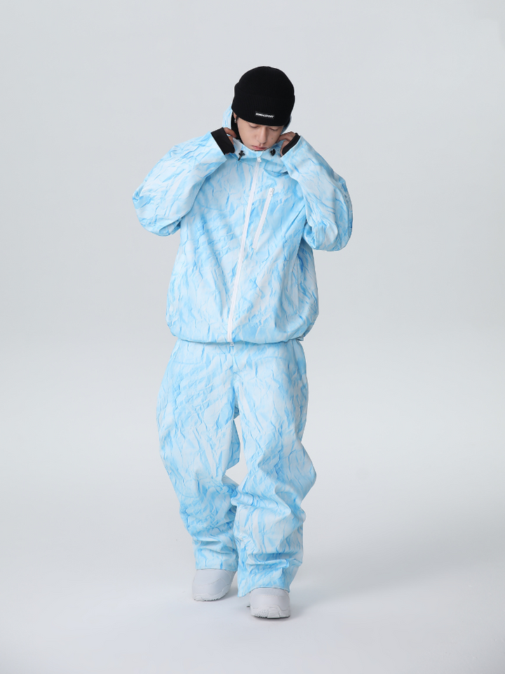 Searipe Denim Drift Baggy Snow Suit - Men's - Snowears- Suits