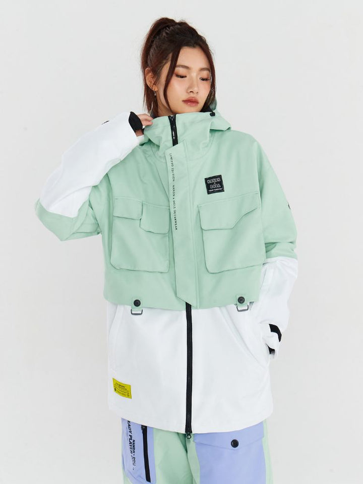 NANDN X DOLL Colorblock Insulated Ski Jacket - Women's - Snowears- Jackets