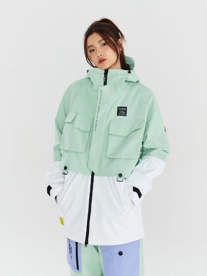 NANDN X DOLL Colorblock Insulated Ski Jacket - Women's - Snowears- Jackets