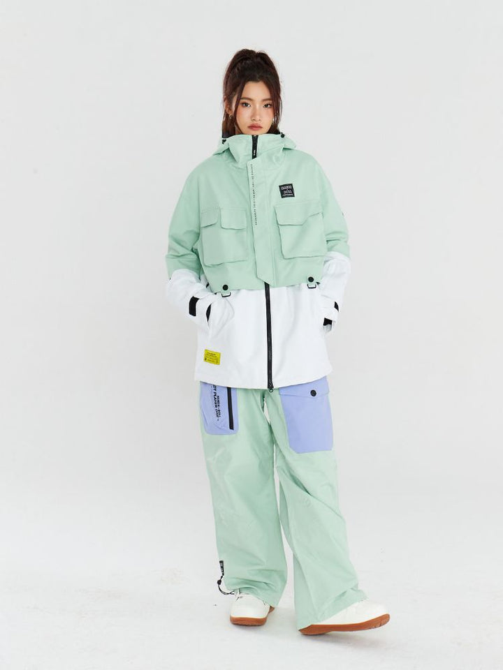 NANDN X DOLL Colorblock Insulated Ski Jacket - Women's - Snowears- Jackets