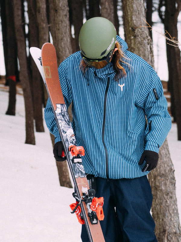 Winter Ticket Blue Motion 3L Baggy Freestyle Ski Jacket - Unisex