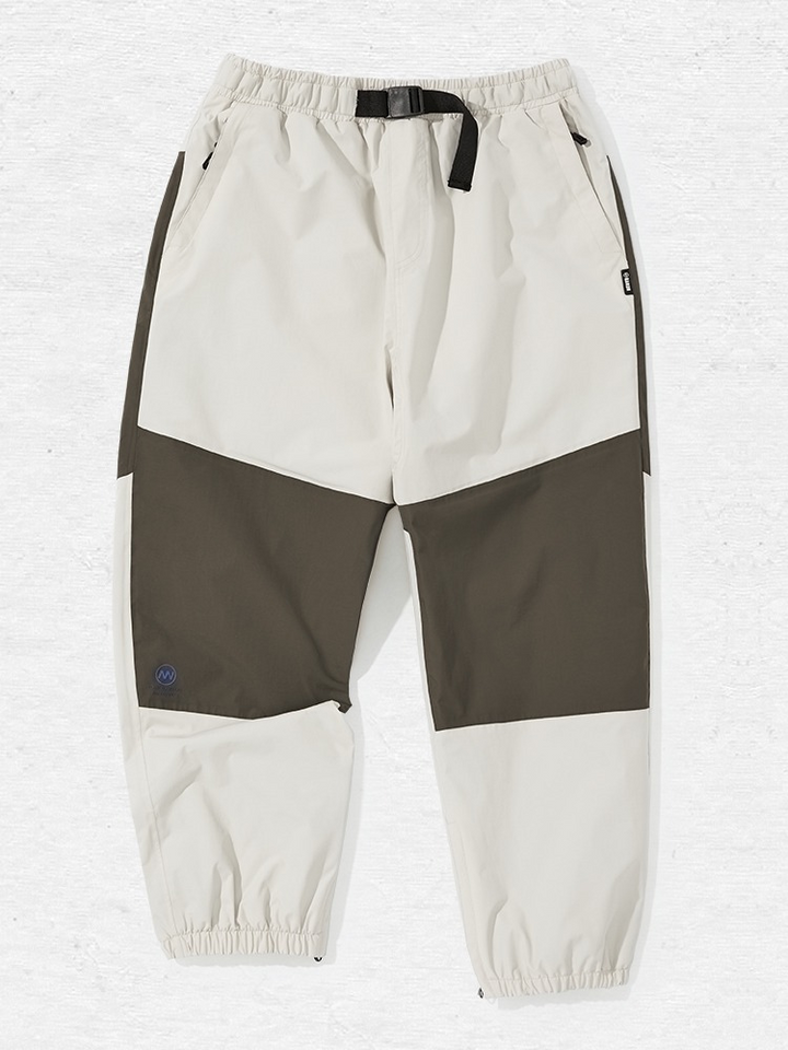 NANDN Colorblock Narrow Mouth Ski Snow Pants - Snowears-snowboarding skiing jacket pants accessories