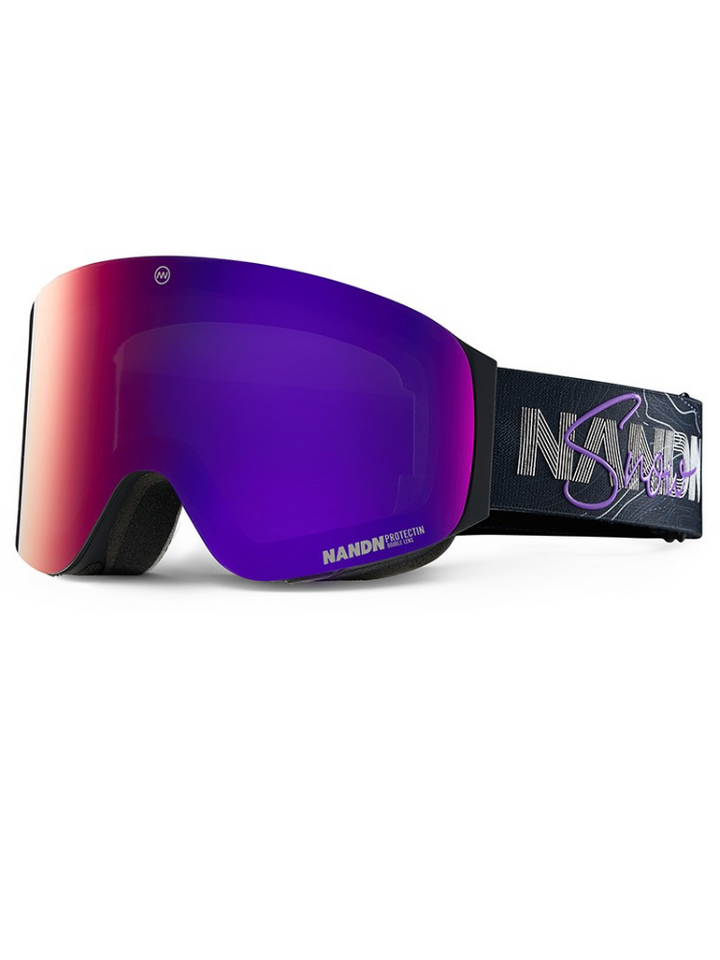 NANDN New Tech Magnetic Lens Goggles - Snowears-snowboarding skiing jacket pants accessories