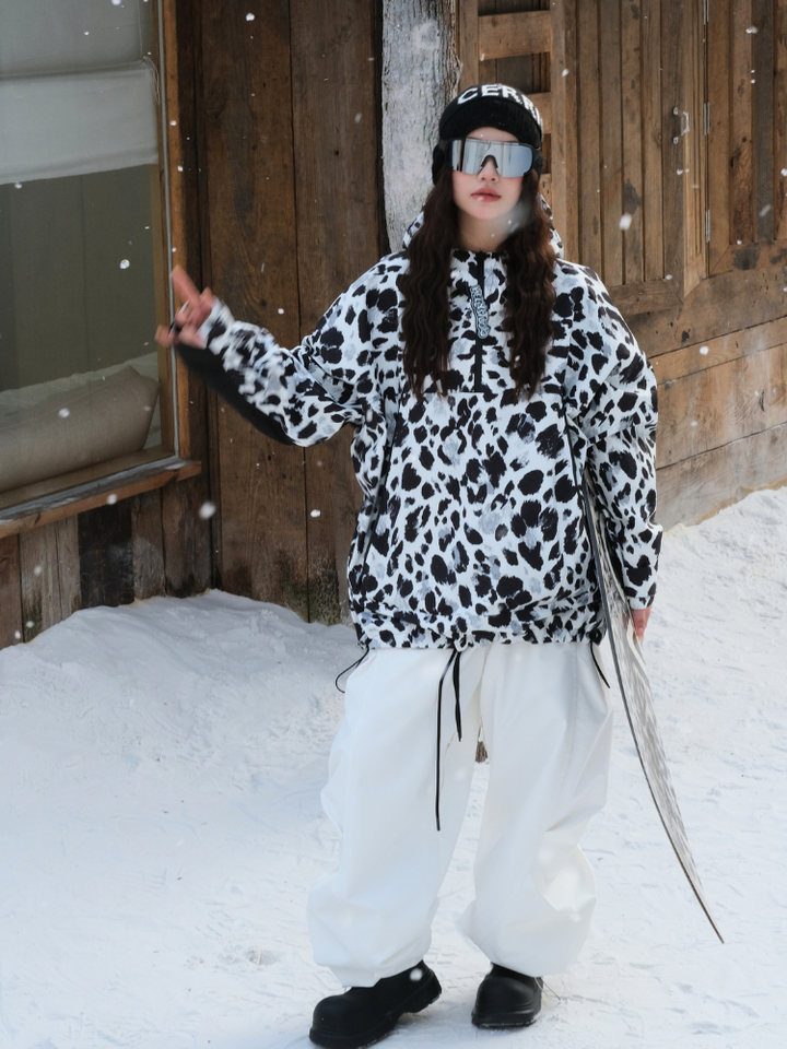 Hellystudio 3L Leopard Steeze Snow Jacket - Unisex - Snowears