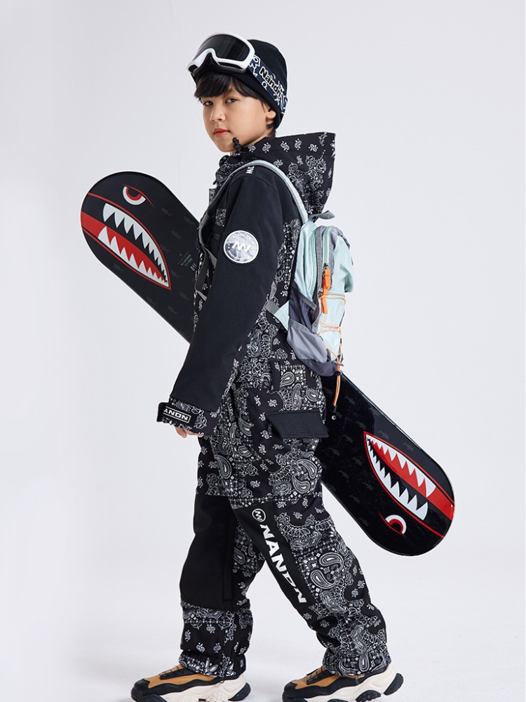 NANDN Kids Little Expedition Snow One Piece - Snowears- kids one piece