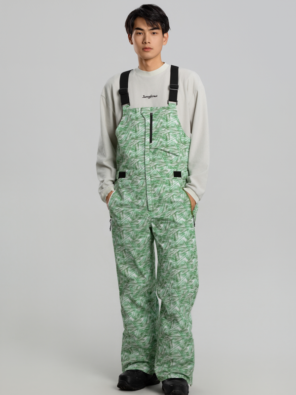 Jungfrau Aurora Green 3L Snow Bibs - Unisex