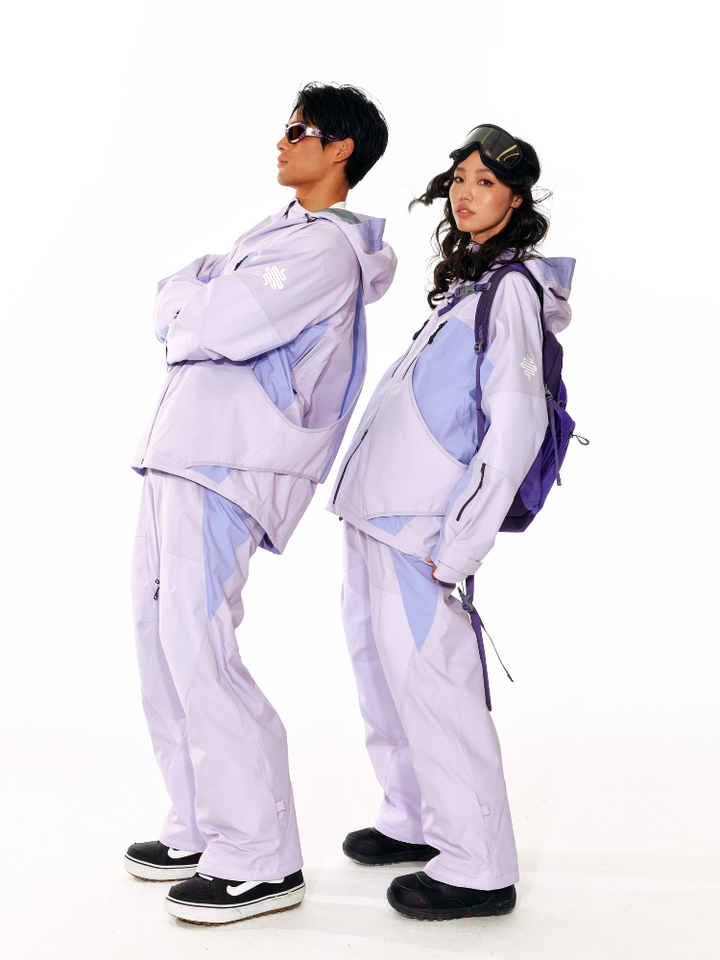 LITAN Downhill 3L Insulated Snow Pants - Unisex - Snowears- bib pants