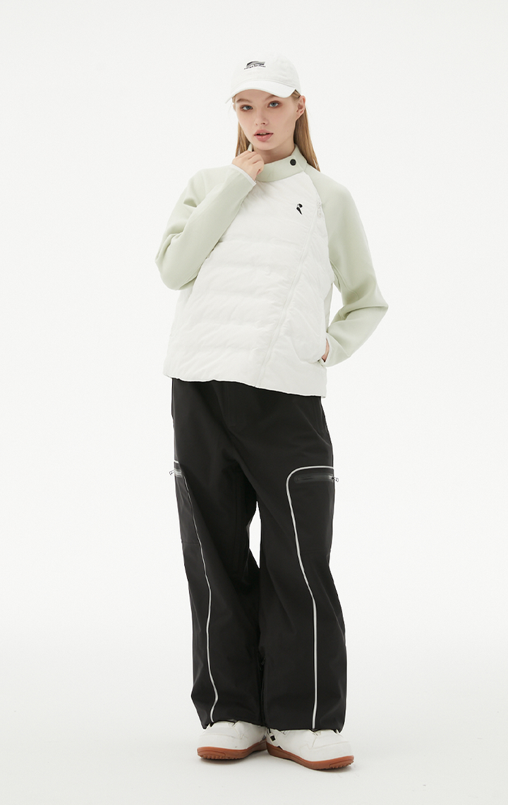 RandomPow Women's Fluffy Warmth Mid Down Jacket - Snowears-snowboarding skiing jacket pants accessories