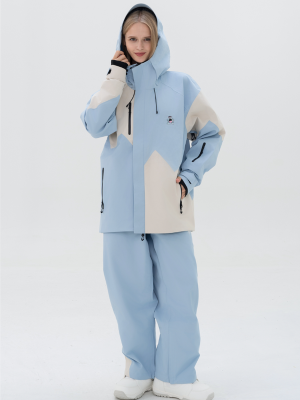 MYSNOWAY Glacier Blue 3L Snow Suit - Women's - Snowears- Suits