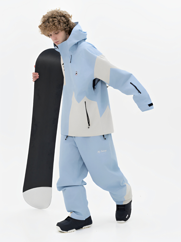 MYSNOWAY Glacier Blue 3L Snow Suit - Men's MYSNOWAY | Snowears.com