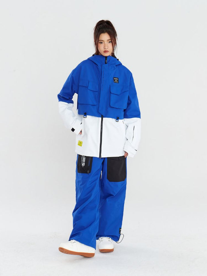 NANDN X DOLL New Colorblock Snow Jacket - Snowears-snowboarding skiing jacket pants accessories