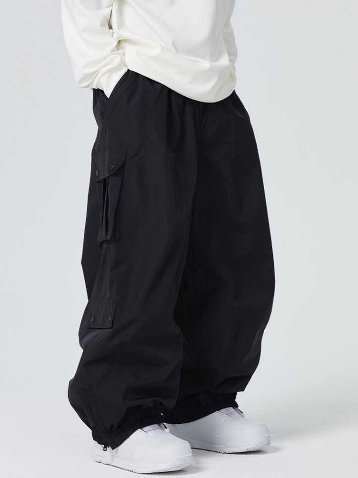 Searipe 3L Unisex Monochrome Baggy Cargo Pants - US Only - Snowears- snow pants