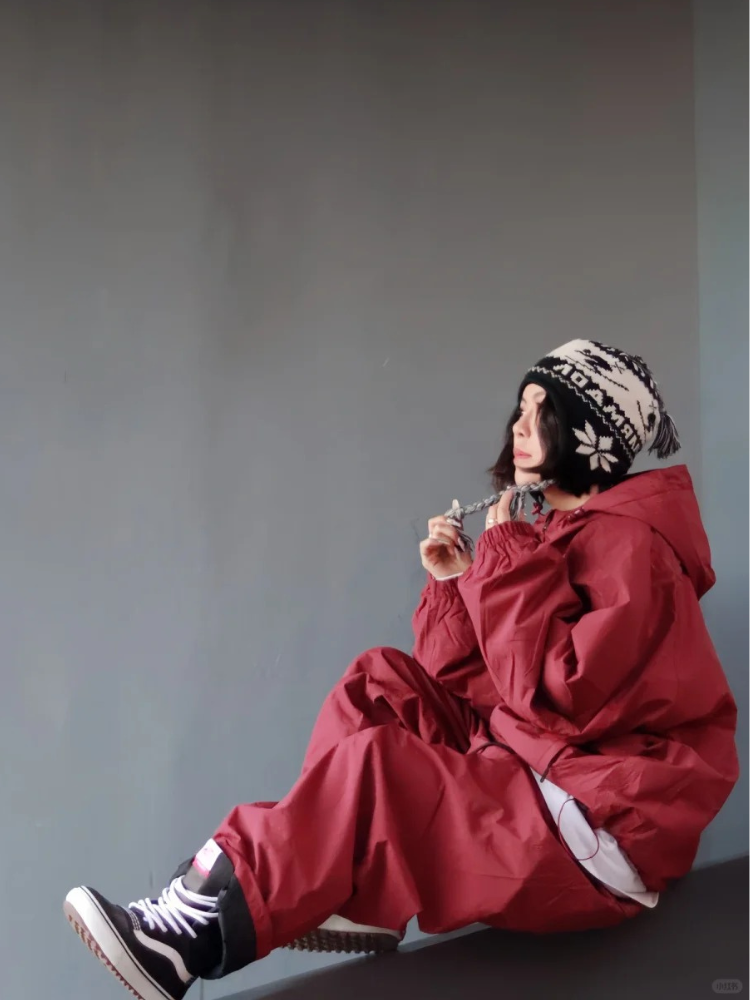TRICKER Cozy Flame Baggy Snow Pants - Women's - Snowears- Suits
