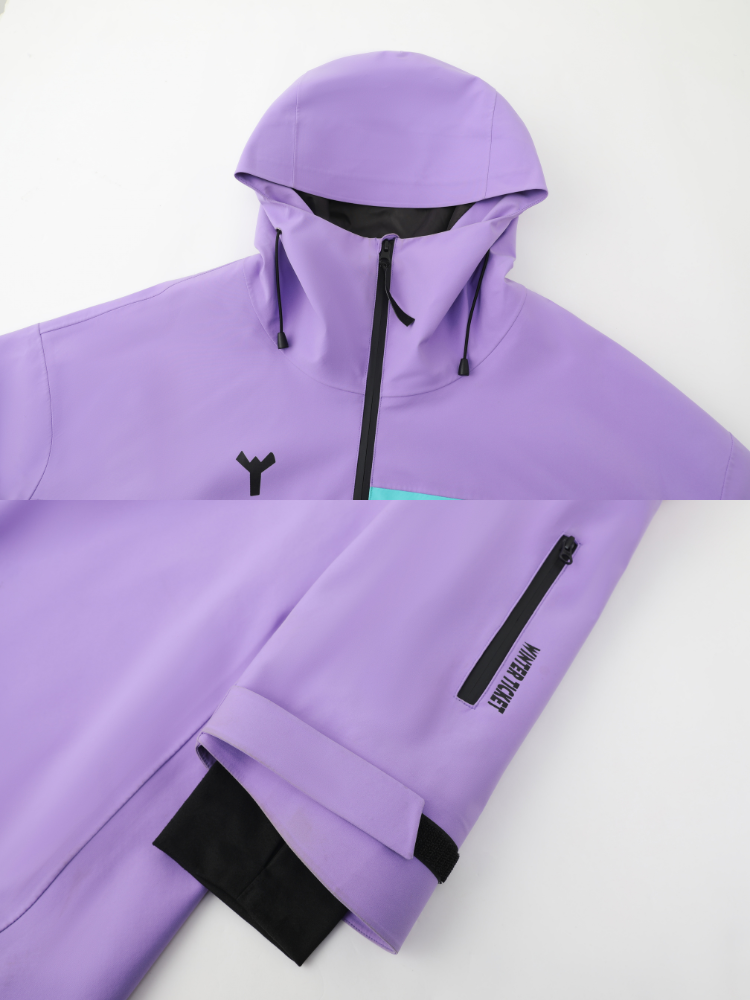 Winter Ticket Violet Ski Jacket | Freestyle Skiing Collection