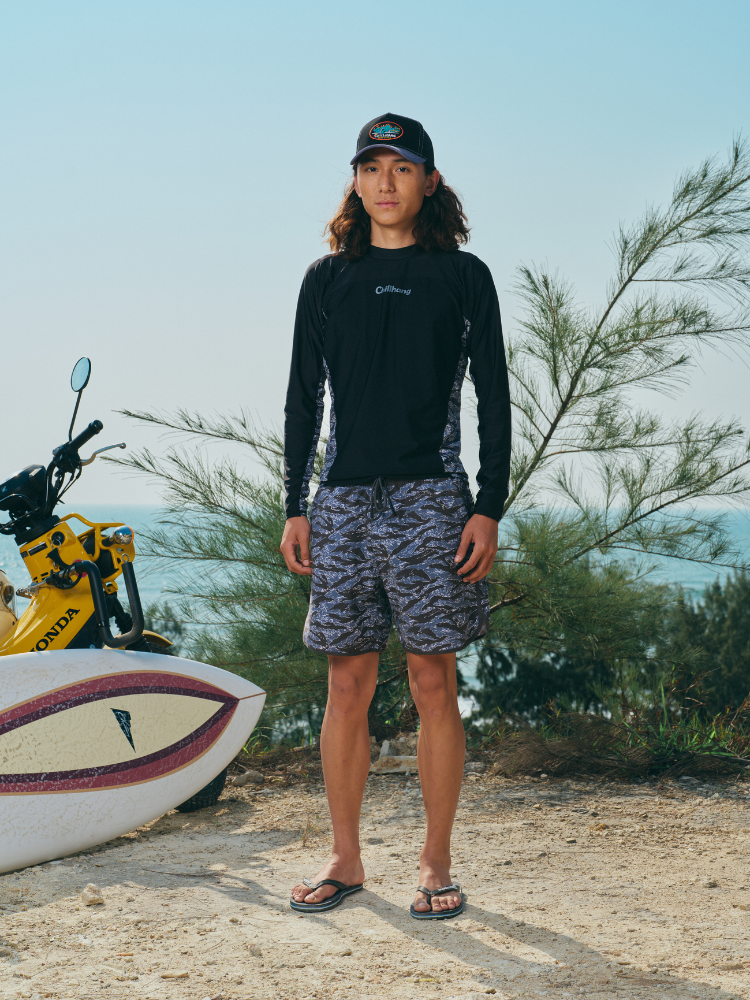 CHILLHANG Coastal Rush Rash Guard - Men's Black ChillHang | Snowears.com