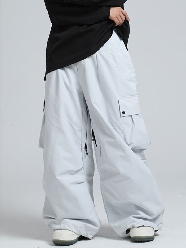 Gsou Snow Baggy Cargo Snowboard Pants - Unisex - Snowears- snow pants