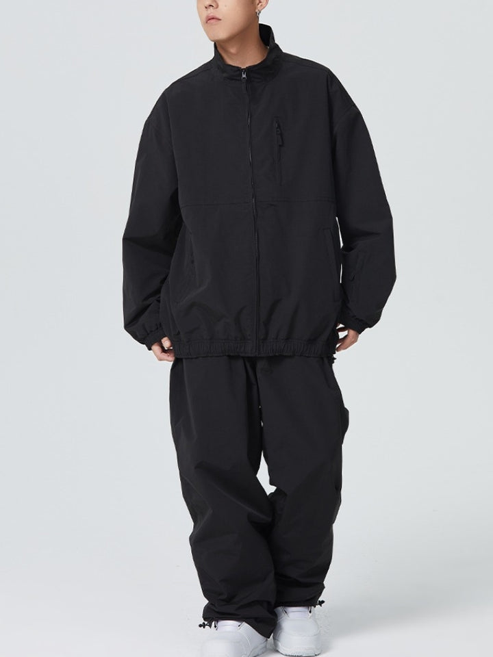 Searipe Baggy Style Monochrome Shell Snow Suit - Snowears-snowboarding skiing jacket pants accessories