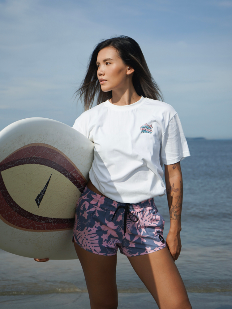 CHILLHANG Floral Quick-Dry Board Shorts - Women's ChillHang | Snowears.com