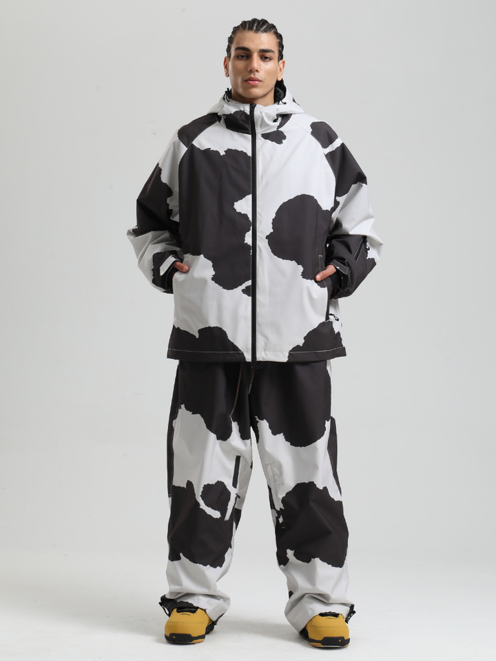 Gsou Snow Bold Cow Print Snow Suit – Men's - Snowears