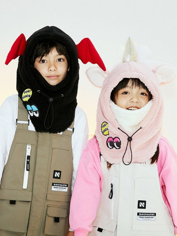 NANDN Kids Zoo Snow Hood - Snowears-snowboarding skiing jacket pants accessories