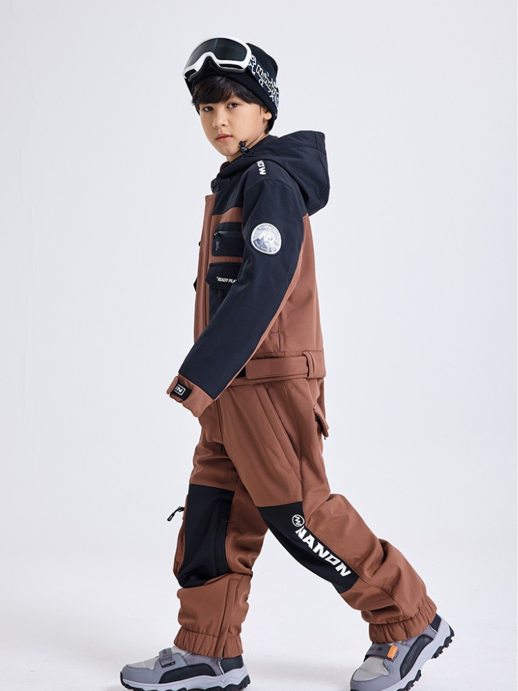 NANDN Kids Little Expedition Snow One Piece - Snowears- kids one piece