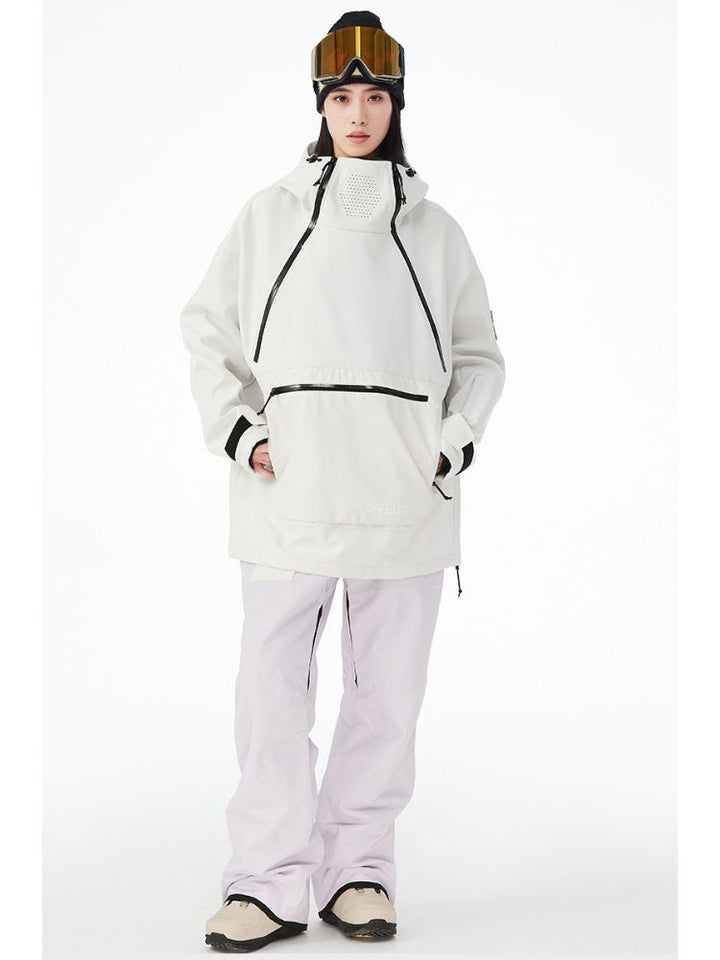 Capelin Crew Double Zippers Insulated Pullover Jacket - Women's - Snowears- Womens snowboard/Ski Jackets