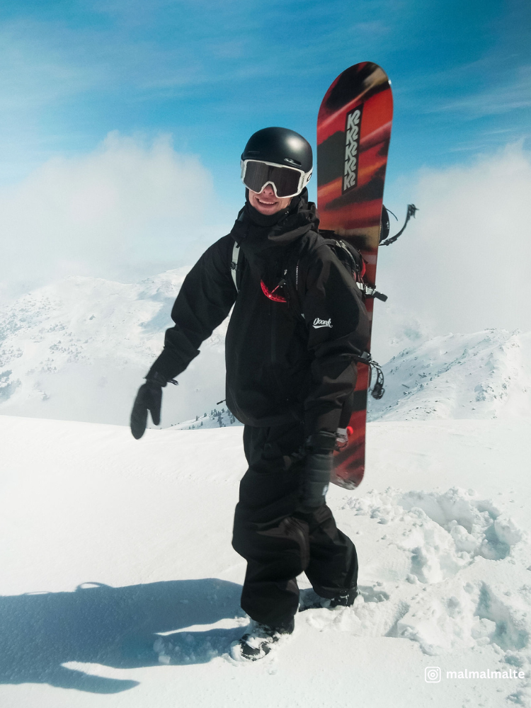 Doorek GlideFlow Shell Baggy Ski Suit - Unisex Black Doorek | Snowears.com