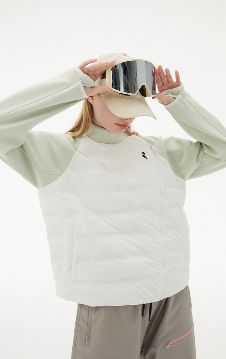 RandomPow Women's Fluffy Warmth Mid Down Jacket RandomPow | Snowears.com