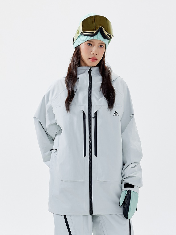 NANEND Ultimate 3L Vibrant Ski Jacket [Limited Region] White NANDN | Snowears.com