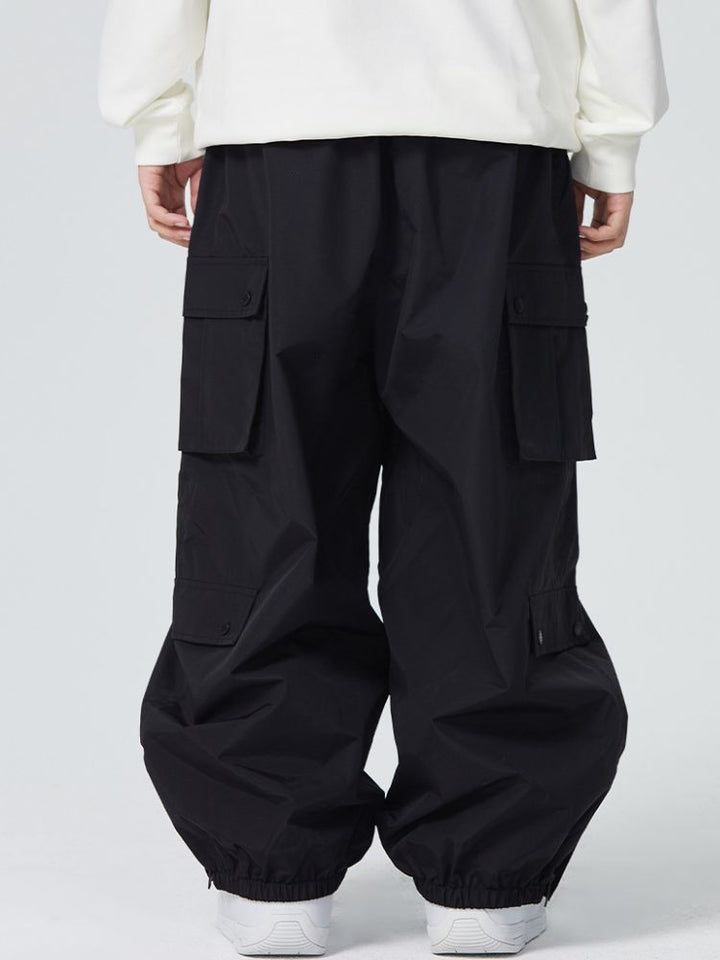 Searipe 3L Unisex Monochrome Baggy Cargo Pants - US Only - Snowears- snow pants