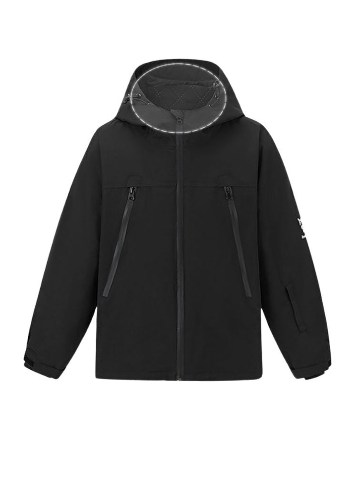 Doorek Kids Rabbit Ears Hooded Jacket - Snowears- Ski Jacket