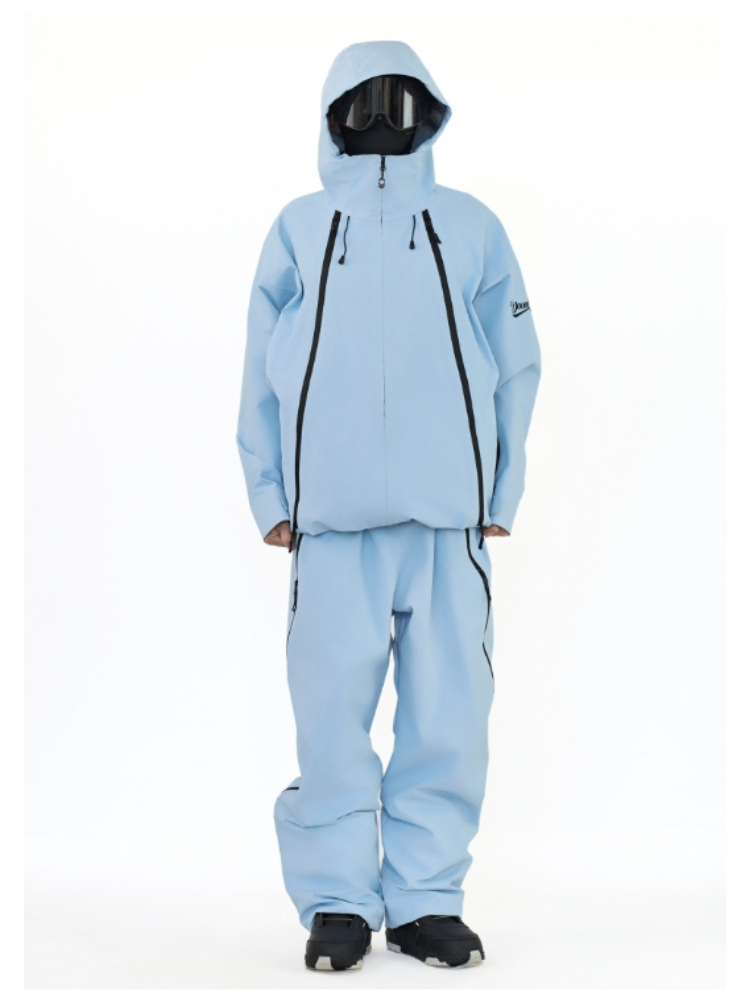 Doorek GlideFlow Shell Baggy Ski Pants - Unisex - Snowears- pants