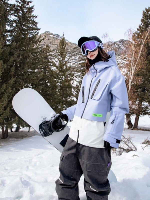 Copy of NANDN X DOLL New Colorblock Snow Jacket - Snowears-snowboarding skiing jacket pants accessories