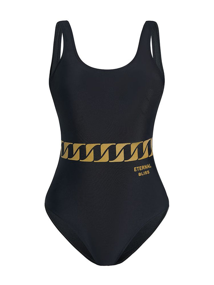 Summer Deep Back V Swimsuit One Piece - Women's