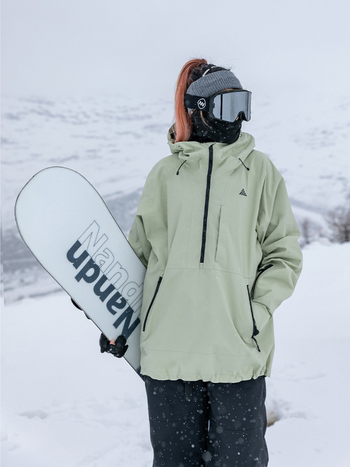 NANDN 3L Shield Lite Half-Zip Shell Jacket - US Only - Snowears- Jackets