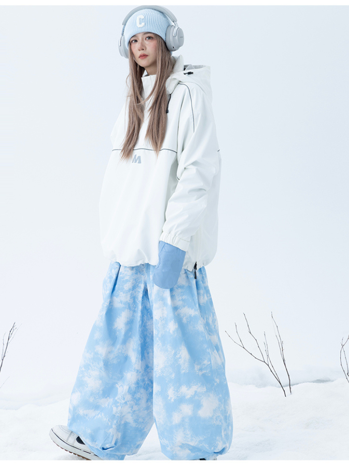 Molocoster Parachute Baggy Ski Pants – Unisex - Snowears