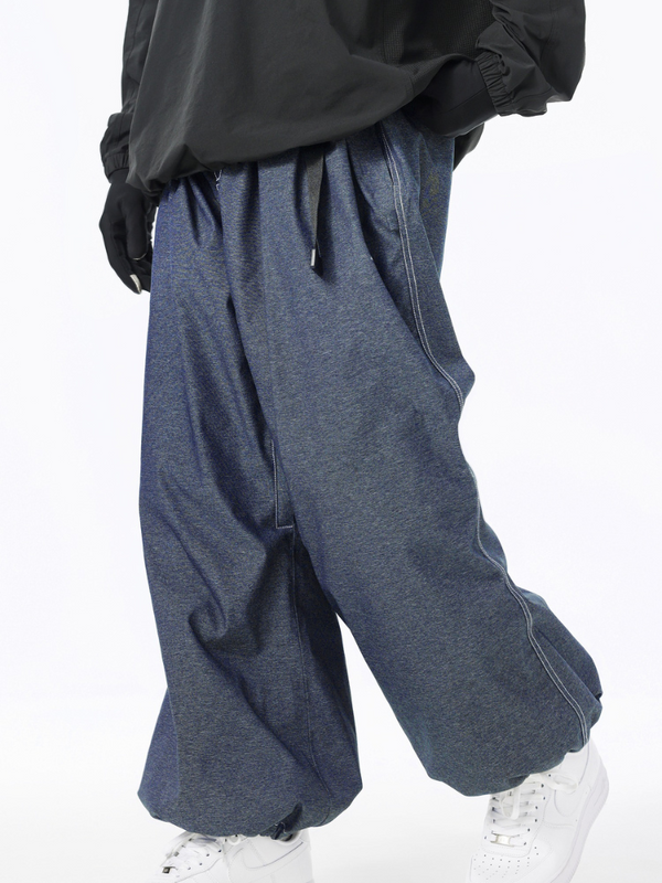 POMT Demin Baggy Snow Pants - Unisex - Snowears- Snow/Ski Pants